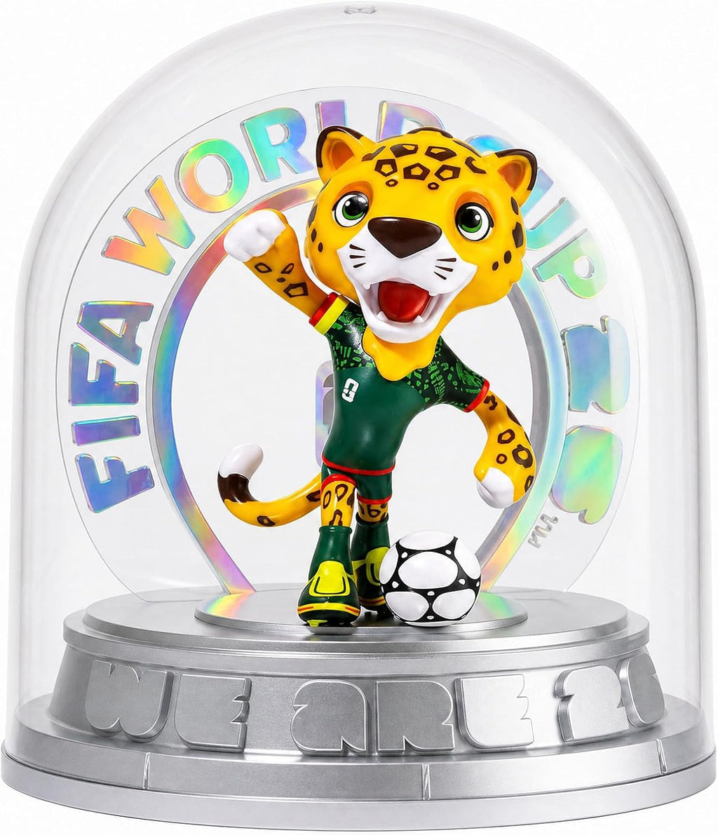 FIFA World Cup 2026 Mexico Mascot Zayu Figurine – Personalized Laser Engraved Display Statue with Acrylic Dome (10.3", Officially Licensed)