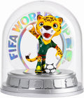 FIFA World Cup 2026 Mexico Mascot Zayu Figurine – Personalized Laser Engraved Display Statue with Acrylic Dome (10.3", Officially Licensed)