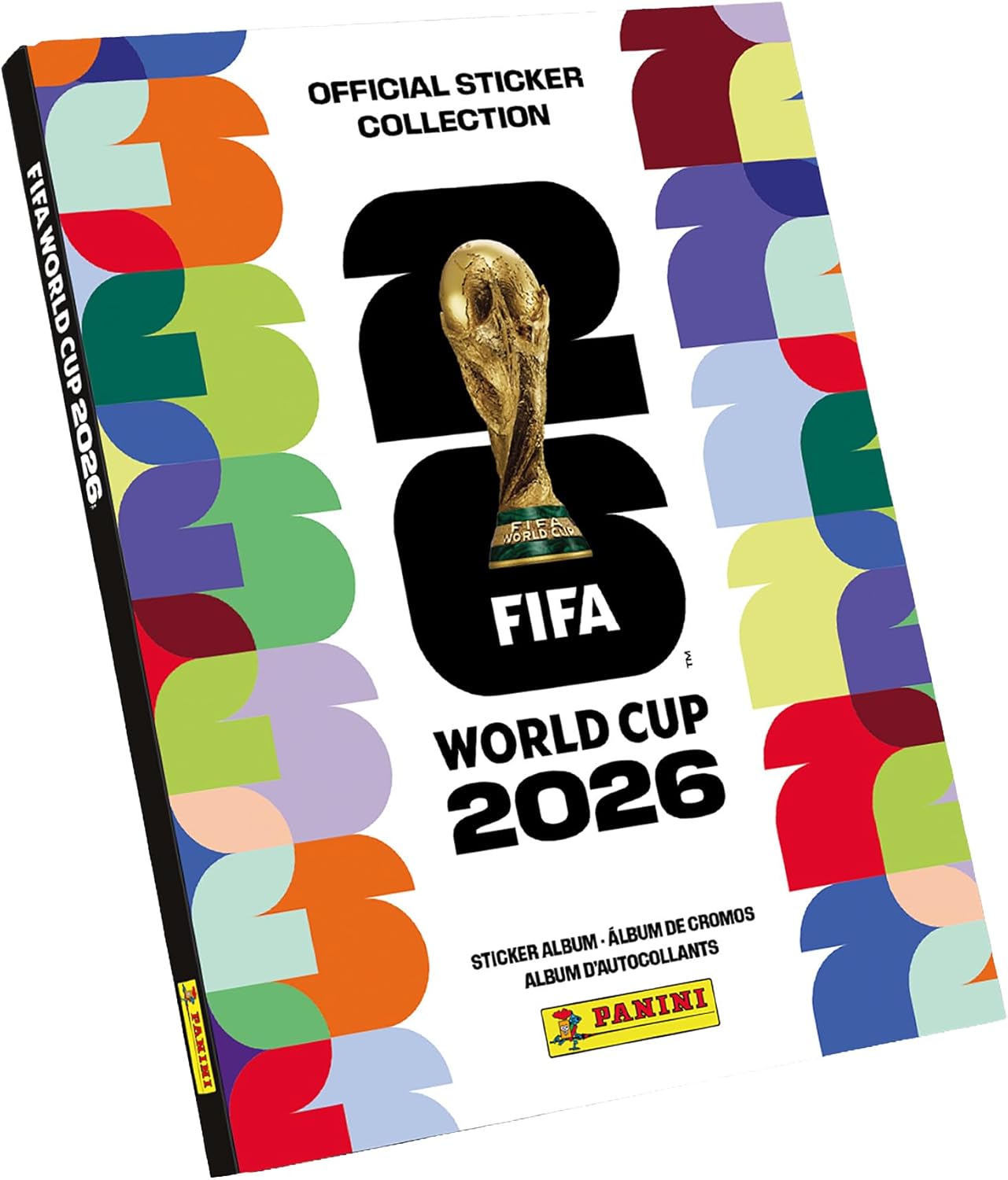 Panini FIFA World Cup 2026 Sticker Collection – Exclusive Collectors Bundle with Hardcover Album & Tin (50 Sticker Packs, 736 Players)